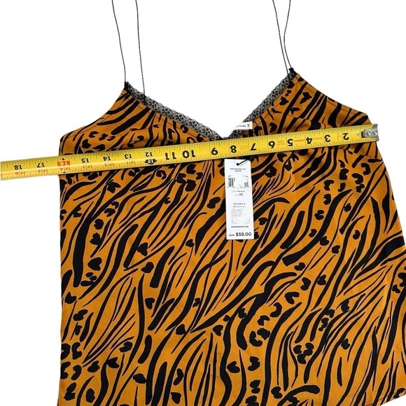 NWT BCBGeneration Tiger Stripe Camisole Animal Tank Top Size XS - Picture 9 of 17